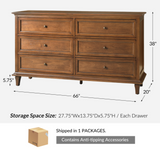 Graciana 6-Drawer Dresser