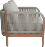 Maui Outdoor Patio Chair - Elegant Water-Resistant Design with Quick-Dry Foam for Ultimate Comfort