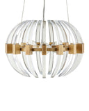 Coquette Small Brass Chandelier