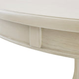 Antique Cream Framhouse Round Dining Table Seats 4 *