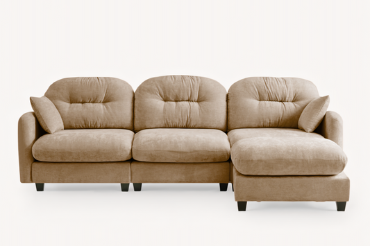 MOLLY 107" 3 Seater Sofa with 1 Ottoman