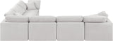 Indulge - Velvet 6 Piece Modular Corner Sectional