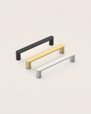 DESIGN3644 Minimalist Matte Black Cabinet Handles – Easy Installation, Durable & Long-Lasting