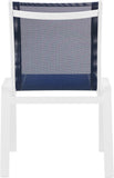 Nizuc Outdoor Patio Dining Chair Set - Stylish Waterproof Mesh Fabric & Durable Aluminum Frame