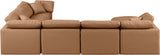 Indulge - Faux Leather 7 Piece Modular Sectional
