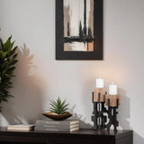 Cade Architectural Pillar Candle Holder- Tall