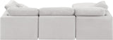 Indulge - Velvet 4 Piece Modular Sectional With Chaise