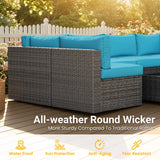 All Weather Outdoor 7-Piece Patio Furniture Set