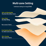 Microfiber 10 Heat Setting Heated Quilted Mattress Pad