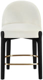 Torino - Counter Stool With Brushed Black Base