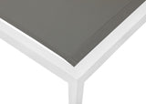 Nizuc Adjustable Sun Chaise Lounge Chair - Contemporary Outdoor Patio Aluminum Frame for Relaxation