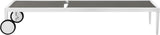 Nizuc Adjustable Sun Chaise Lounge Chair - Contemporary Outdoor Patio Aluminum Frame for Relaxation