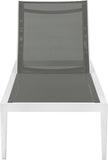 Nizuc Adjustable Sun Chaise Lounge Chair - Contemporary Outdoor Patio Aluminum Frame for Relaxation