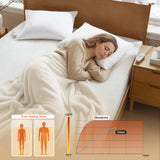 Nonwoven 5 Heat Control Setting Electric Heated Mattress Pad