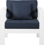 Nizuc Contemporary Outdoor Patio Arm Chair - Stylish Waterproof Fabric & Sturdy Aluminum Frame