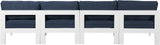 Nizuc Modular Outdoor Patio Sofa Set with Waterproof Fabric and Sturdy Aluminum Frame for Comfort
