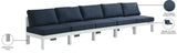 Nizuc Modular Outdoor Patio Sofa Set with Waterproof Fabric and Sturdy Aluminum Frame for Comfort