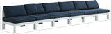 Nizuc Modular Outdoor Patio Sofa Set with Waterproof Fabric and Sturdy Aluminum Frame for Comfort