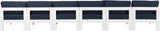Nizuc Modular Outdoor Patio Sofa Set with Waterproof Fabric and Sturdy Aluminum Frame for Comfort