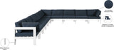 Nizuc Modular Outdoor Patio Sectional - Contemporary Design with Waterproof Fabric & Durable Frame