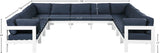 Nizuc Modular Outdoor Patio Sectional - Contemporary Design with Waterproof Fabric & Durable Frame