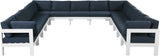 Nizuc Modular Outdoor Patio Sectional - Contemporary Design with Waterproof Fabric & Durable Frame