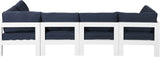 Nizuc Modular Outdoor Patio Sectional - Contemporary Design with Waterproof Fabric & Durable Frame