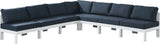 Nizuc Modular Outdoor Patio Sectional - Contemporary Design with Waterproof Fabric & Durable Frame