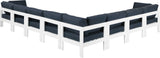Nizuc Modular Outdoor Patio Sectional - Contemporary Design with Waterproof Fabric & Durable Frame