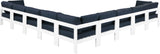 Nizuc Modular Outdoor Patio Sectional - Contemporary Design with Waterproof Fabric & Durable Frame