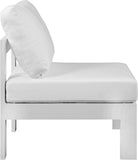 Nizuc Contemporary Outdoor Modular Patio Chair with Durable Waterproof Fabric for All-Weather Use