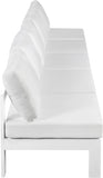 Nizuc Contemporary Outdoor Modular Sofa with Waterproof Fabric and Sturdy Aluminum Frame Design
