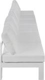 Nizuc Contemporary Outdoor Modular Sofa with Waterproof Fabric and Sturdy Aluminum Frame Design