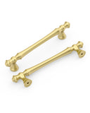 DESIGN3768 Champagne Bronze Cabinet Pulls for White Cabinets | 5", Warm Modern, Heavy-Duty Feel