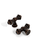 DESIGN3768 Oil Rubbed Bronze T-Bar Cabinet Knobs for Vintage Kitchen | 2.2" Length