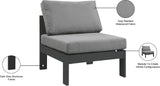 Nizuc Contemporary Outdoor Modular Patio Chair with Durable Waterproof Fabric for All-Weather Use