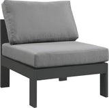 Nizuc Contemporary Outdoor Modular Patio Chair with Durable Waterproof Fabric for All-Weather Use