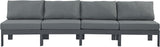 Nizuc Modular Outdoor Sofa - Stylish Waterproof Fabric, Durable Aluminum Frame, Perfect for Gatherings