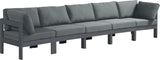 Nizuc Modular Outdoor Sofa - Stylish Waterproof Fabric, Durable Aluminum Frame, Perfect for Gatherings