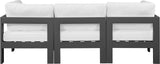 Nizuc Contemporary Outdoor Modular Sofa with Waterproof Fabric and Sturdy Aluminum Frame Design