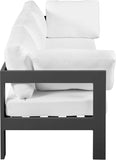 Nizuc Contemporary Outdoor Modular Sofa with Waterproof Fabric and Sturdy Aluminum Frame Design