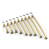 DESIGN3781 Champagne Bronze Arch Cabinet Handles | Drawer Pulls for Cabinets, Closets & Drawers
