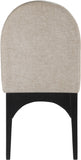 Waldorf Dining Chair - Elegant Chenille Armchair with Solid Ash Wood Frame for Stylish Dining Spaces