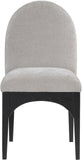 Waldorf Dining Chair - Elegant Chenille Armchair with Solid Ash Wood Frame for Stylish Dining Spaces