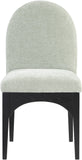 Waldorf Dining Chair - Elegant Chenille Armchair with Solid Ash Wood Frame for Stylish Dining Spaces