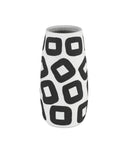 Pagliacci Black & White Tall Vase