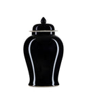 Imperial Black Large Temple Jar