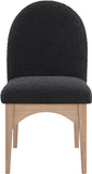 Waldorf Elegant Boucle Fabric Dining Arm Chair - Luxurious Comfort with Solid Ash Wood Frame