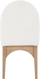 Waldorf Elegant Boucle Fabric Dining Arm Chair - Luxurious Comfort with Solid Ash Wood Frame