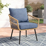 Wholesale 2‑Pack Deep‑Seat Patio Cushions with Removable Covers